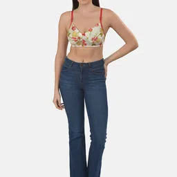 mod & shy Floral Printed Medium Coverage Lightly Padded T-shirt Bra With All Day Comfort image 2