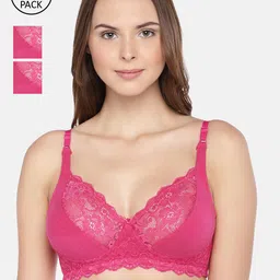 Inner Sense Pack of 3 Organic Cotton  Antimicrobial Laced non-Padded Sustainable Bra ISB019-image-11