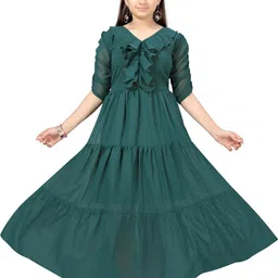 Sangria Girls Georgette Dresses-image-64