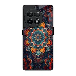 QRIOH Boho Orbit Printed OnePlus 11R 5G Back Case Mobile Accessories-picture-5