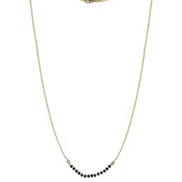 SONI JEWELLERY Gold Plated Artificial Stones and Beads Mangalsutra-picture-4