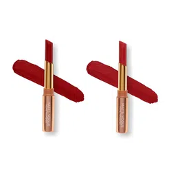 ME-ON Set of 2 Matte Vogue None-Transfer Lipsticks - Shade 03 & 04 image 1