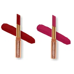 ME-ON Set of 2 Matte Vogue None-Transfer Lipsticks - Shade 03 & 08 image 1