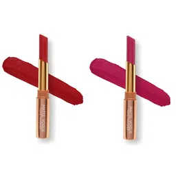 ME-ON Set of 2 Matte Vogue None-Transfer Lipsticks - Shade 04 & 08 image 1