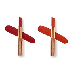 ME-ON Set of 2 Matte Vogue None-Transfer Lipsticks - Shade 17 & 04 image 1