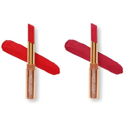 ME-ON Set of 2 Matte Vogue None-Transfer Lipsticks - Shade 09 & 05 image 1