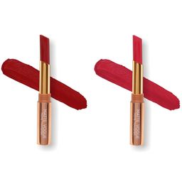 ME-ON Set of 2 Matte Vogue None-Transfer Lipsticks - Shade 06 & 09 image 1