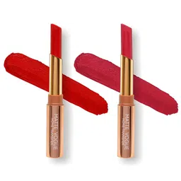 ME-ON Set of 2 Matte Vogue None-Transfer Lipsticks - Shade 09 & 01 image 2