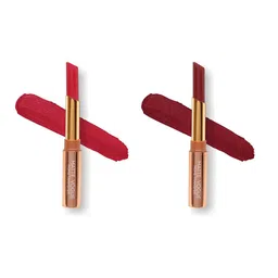 ME-ON Set of 2 Matte Vogue None-Transfer Lipsticks - Shade 09 & Shade 10 image 1