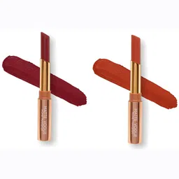 ME-ON Set of 2 Matte Vogue None-Transfer Lipsticks - Shade 10 & 15-11