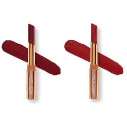 ME-ON Set of 2 Matte Vogue None-Transfer Lipsticks - Shade 13 & 14-33