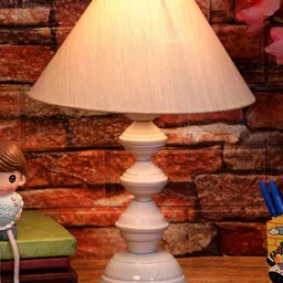 foziq White Textured Table Lamp-image-65