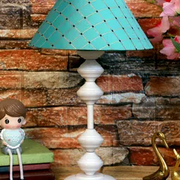 foziq White Printed Table Lamp-39