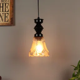 foziq Black & White Solid Contemporary Ceiling Lamp-16