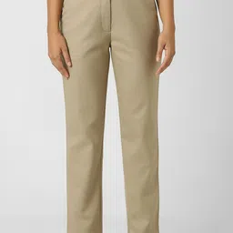 Van Heusen Women Solid Formal Trousers-image-31