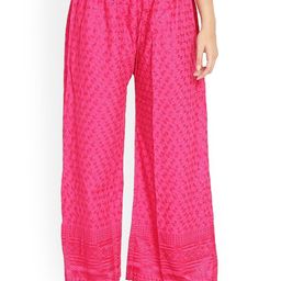 SRISARAS Women Printed Wide Leg Trousers-image-39