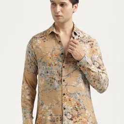 Blu MNKY Men Smart Slim Fit Printed Casual Shirt-picture-20