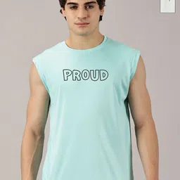 Rodzen Typography Printed Pack Of 2 Sleeveless Round Neck T-shirts-picture-46