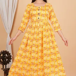 PRIYAGANI GARMENTS Ethnic Motifs Gotta Patti Work Anarkali Kurta-picture-16