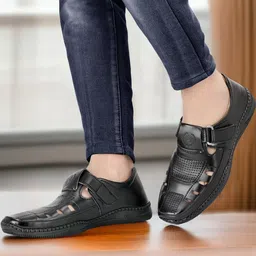Arics Men Black Sandals-picture-10