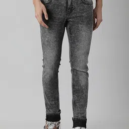 Indian Terrain Men Brooklyn Slim Fit Heavy Fade Clean Look  Jeans-image-62