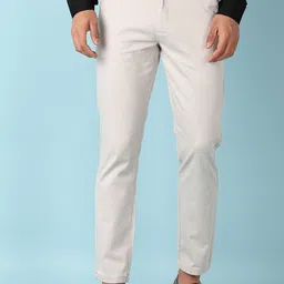 V-Mart Men Solid Chinos Regular Fit Trousers-image-38