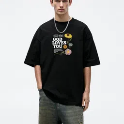 MISCHIEF MONKEY Men Applique T-shirt-image-72