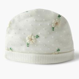 Giggles by Babyshop Girl Flower Embroidered Beanie-image-82