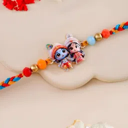 Myntra Elegant Homes Rakhi With Roli Chawal & Greetings Card-image-61