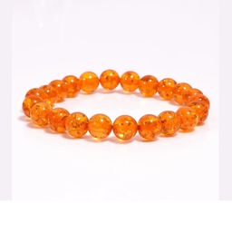 Divine souvenirs Unisex Ambre Beaded Elasticated Bracelet-image-9