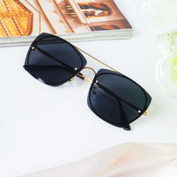 Ferosh Unisex Black Lens & Black Square Sunglasses MARSU-1046-47