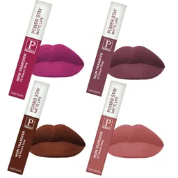 PERPAA Power Stay Set Of 4 Long Lasting Liquid Matte Lipstick- 5ml Each-10-16-21-23-2