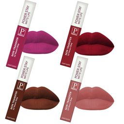 PERPAA Set Of 4 Power Stay  Long Lasting Liquid Matte Lipstick- 5ml Each-10-16-21-22-15
