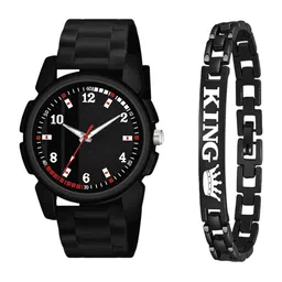 Gopal Shopcart Unisex Printed Dial & Bracelet Style Straps Analogue Watch J16 BLKPATA D NEW PU K Bracelet-18