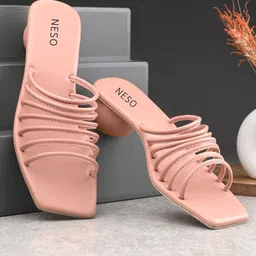 Neso Striped PU Comfort Sandals-38