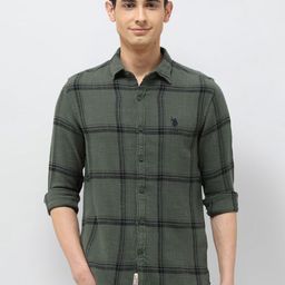 U.S. Polo Assn. Denim Co. Men Checked Casual Shirt-picture-49