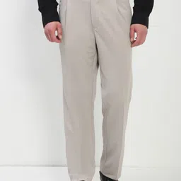 SHOWOFF Men Custom Mid Rise Regular Fit Formal Trousers-image-24