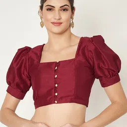 studio rasa Square Neck Saree Blouse-picture-14