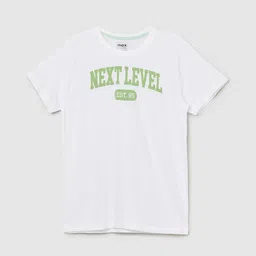max Boys Typography Printed Round Neck Cotton T-shirt-picture-19