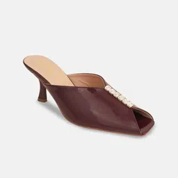 DROP BOLD Women Embellished Slim Heeled Peep Toes-23