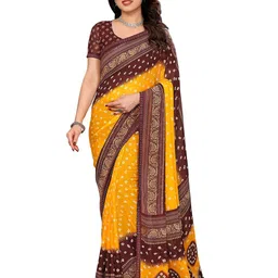 Moda Rapido Bandhani Beads and Stones Saree-picture-34