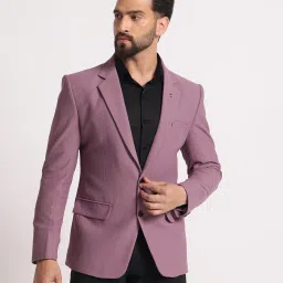 Men Self Design, Solid Single Breasted Festive & Wedding, Casual, Party, Formal, Beach Wear, Wedding, Festive, Lounge Wear Blazer-image-68