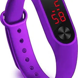 connate enterprise M2 Black LED Band Unisex Watch For Kids-picture-18