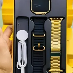 phinix S9 Ultra Gold Edition With Sports Mode Golden SmartWatch for Businessman D8 Smartwatch-26