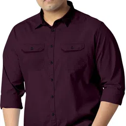 metronaut plus Men Regular Fit Solid Casual Shirt-picture-0