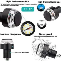 racer's edge Front LED Indicator Light for Yamaha, TVS, KTM, Royal Enfield, Hero, Honda Universal For Bike image 3