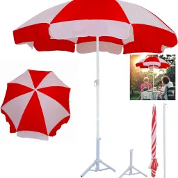 42in/7ft Outdoor Garden Big Size Umbrella With Stand For Hotels Beach And Shop Umbrella-image-97
