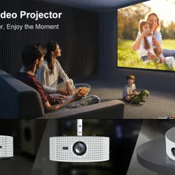Shopexo A2 720P Full HD Support With Wifi/Bluetooth/ElectricalFocus/Digital keystone (5000 lm / 1 Speaker / Wireless / Remote Controller) Portable Projector image 5