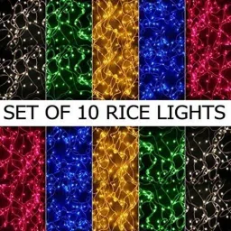 30 LEDs 10.03 m Multicolor Steady String Rice Lights-image-0