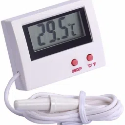 HT-5 Mini Temperature Meter with External Sensor Probe Electronic Display Digital Fridge Thermometer Electronic Temperature Meter with External Sensor Probe Aquarium Thermometer Pin-Type Digital Moisture Measurer-10